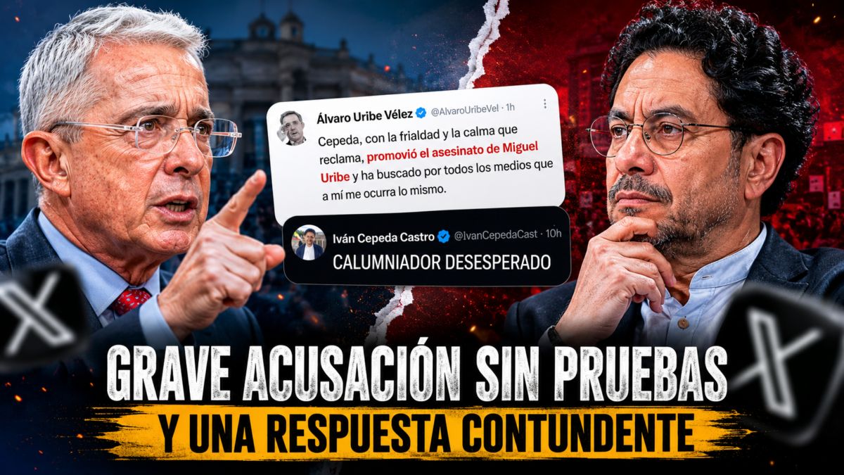 Calumniador desesperado Cepeda Uribe