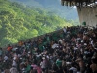 pelea barras Atlético Nacional